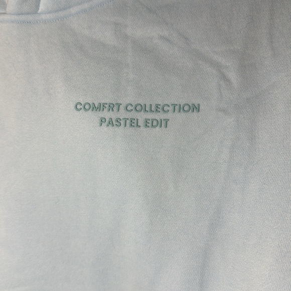 Comfrt kids Pastel Limited Collection Hoodie Hooded Sweatshirt NEW Baby Blue 10 - Picture 4 of 6